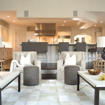 White Cowhide rug - Riverview Road