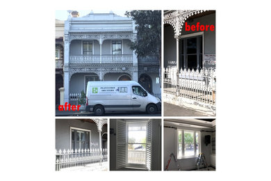 West Melbourne Plantation Shutters 4 Victoria Terrace - VIC Heritage Listed