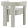 Athena Boucle Fabric Upholstered Accent/Dining Chair, Cream