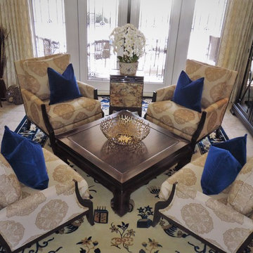 Oriental Formal Living & Dining Room