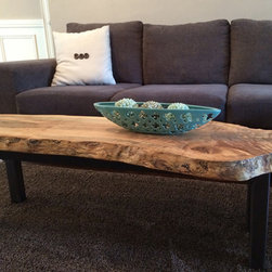 Live Edge Hard Maple Coffee Table - Coffee And Accent Tables