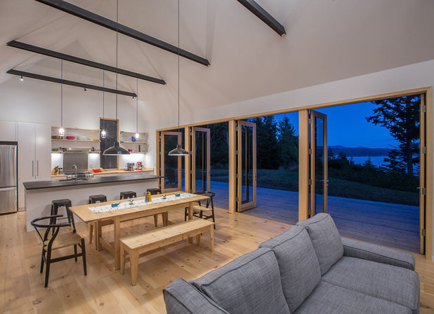 Houzzbesuch: Urlaub wie im dänischen Sommerhaus – am Fjord von Seattle