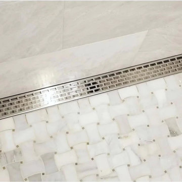 LUXE Subway Pattern Linear Drains