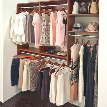Total Organizing Solutions - reach in bedroom closet