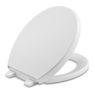 Kohler Reveal Nightlight Quiet-Close Elongated Toilet Seat in Ice