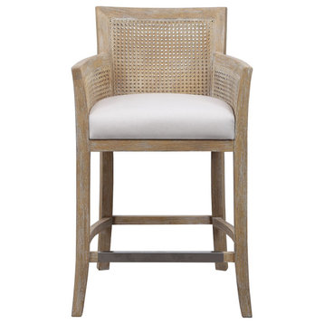 Uttermost Encore Counter Stool, Natural