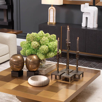 Modern Sophistication in Bold Contrast • Curated Room 02