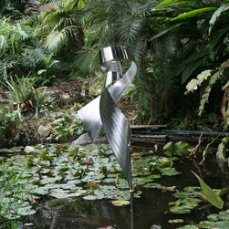 "Hope" in a pond - Outdoor Fountain And Pond Accessories