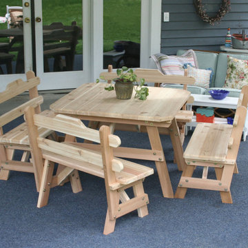 Wood Picnic Tables