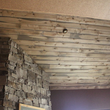 Black tea stained ceiling