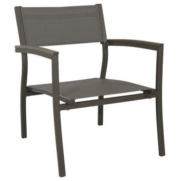 Riviera Outdoor Club Chair, Gray