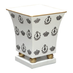 Crown & Fleur de Lis Cachepots - Area Rugs