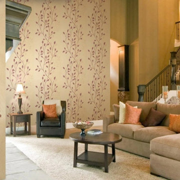 Floral Wall Mural Designs