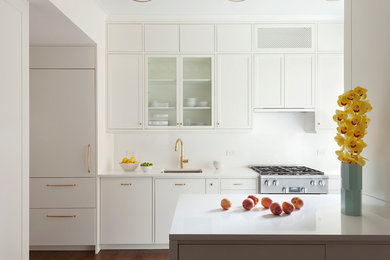 This is an example of a kitchen in New York.