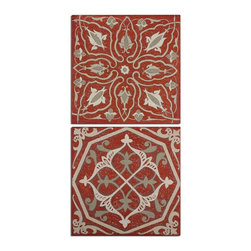 www.essentialsinside.com: moroccan tiles wall art, set of 2 - Artwork