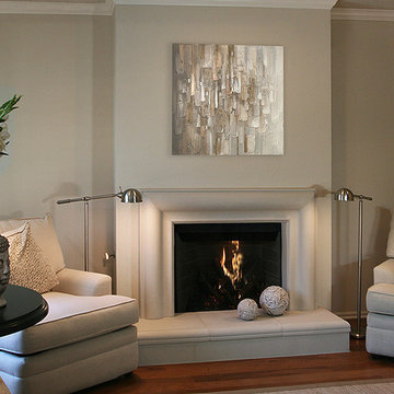 Transitional Fireplace Mantel Styles