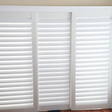 Sliding Door Plantation Shutters