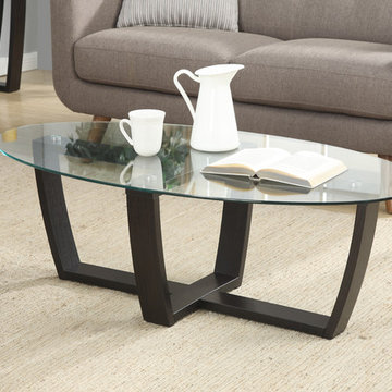 Newport Glass Top Coffee Table