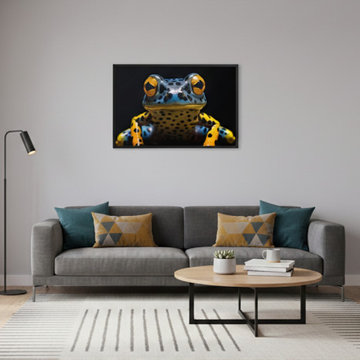 A Glimpse of the Exotic Poison Dart Frog Modern Style Wall Art