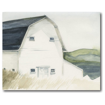 "Watercolor Barn IV" Gallery-Wrapped Canvas Wall Art, 24"x36"