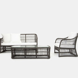 Wintons Teak Elan Living Set (PR3) - Outdoor Lounge Furniture