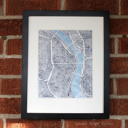 Watercolor Maps - Artwork