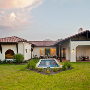Rear elevation swimming pool