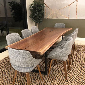 Walnut Single Slab Table #365