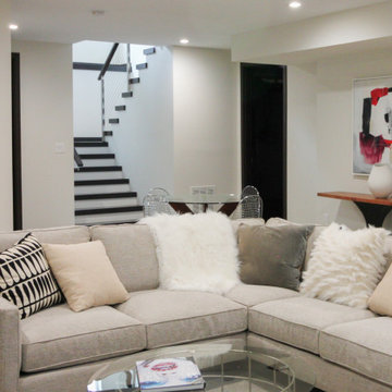 Project #70 | Open-Riser Staircase with Cable Railing