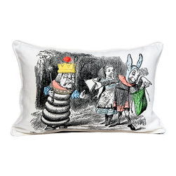 Kuchi Kuu - Alice And The King, 18x27 - Decorative Pillows
