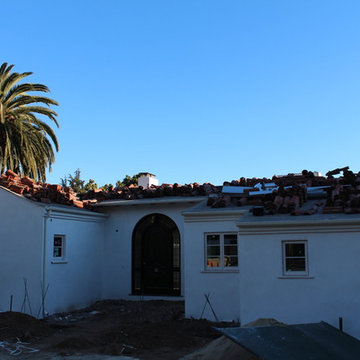 Half Round Rain Gutters in Encino California