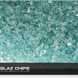 1/4 Inch Blue Green Fireglass (10lbs) - Fire Pits