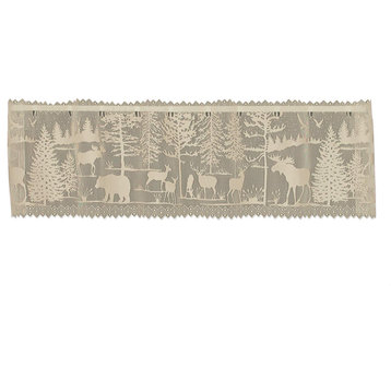 Heritage Lace Lodge Hollow 60x15 Valance in Natural