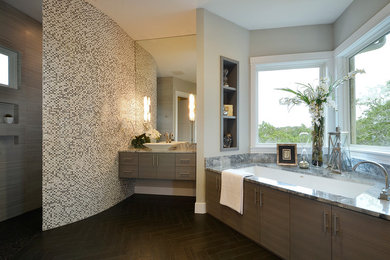 Example of a trendy bathroom design in Austin