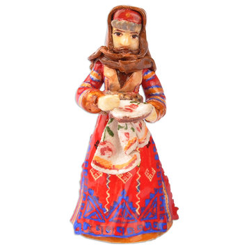 Novica Handmade The Woman From Sebastia Ceramic Figurine