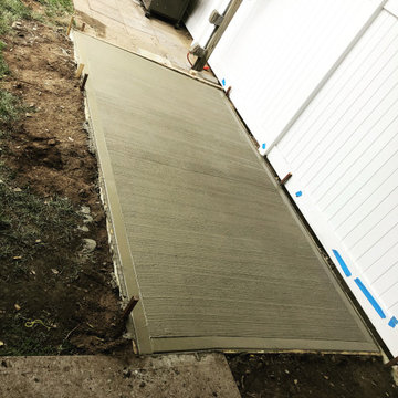 Franklin square concrete pad
