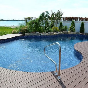 Trex Vinyl Pool Surround (Bellmore, NY):