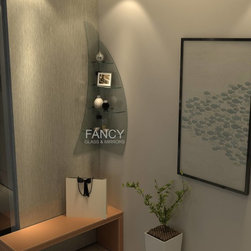RICHMOND WALL-MOUNTED GLASS SHELF - Products