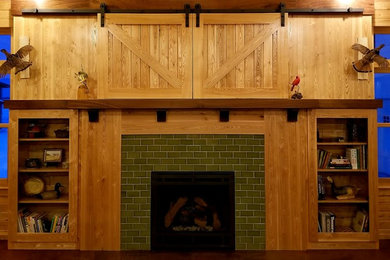 Inspiration for a living room remodel in Other