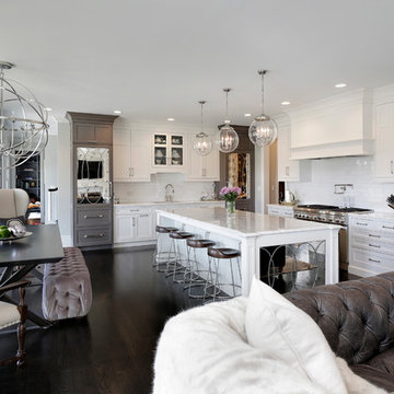 White Kitchen with Subtle Textures