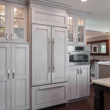 Furlong - Gray and Espresso kitchen