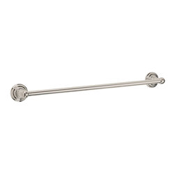 Designers Impressions - 700 Series Satin Nickel 24" Towel Bar - Towel Bars