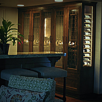 Climate controled, hand crafted, and custom designed wine cabinets and rooms