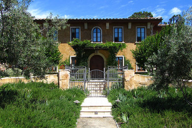 Tuscan two-story exterior home photo in San Francisco