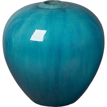Sphere Vase, Turquoise, Large