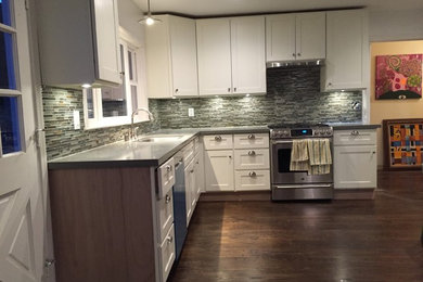 Example of a trendy kitchen design in San Francisco