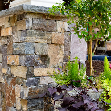 An Outdoor Oasis with Rustic Charm