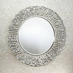 Decora Flora Silver Mirror - Deknudt Mirrors - Wall Mirrors