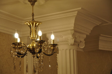 Elegant home design photo in Moscow