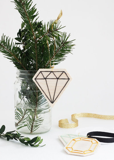 DIY Faceted Gemstone Ornaments
